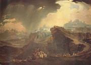 John Martin Joshua Ordering the Sun to Stop in its Course (mk10) oil painting artist